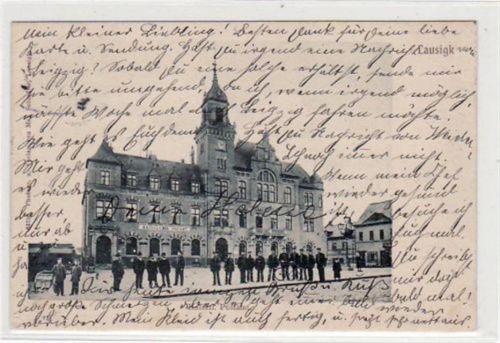 Bad Lausigk Bad Lausigk mit Kaiserl. Postamt gelaufen von 1903 kleiner Knick oben rechts und unten links, sonst gut erhalten.