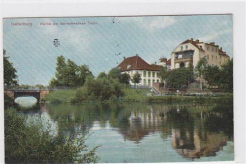 Insterburg Insterburg / Tschernjachowsk Partie am Garwehnschen Teich. 1916 Feldpost Leichte Stempelspuren, sonst gut erhalten.