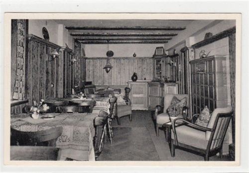 Neustadt, Kreis Marburg / Lahn. Innenansicht vom Deutschen Haus ungelaufen Gute Erhaltung.