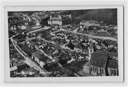 Eisenstadt, Burgenland. Fliegeraufnahme. Feldpost Gute Erhaltung.