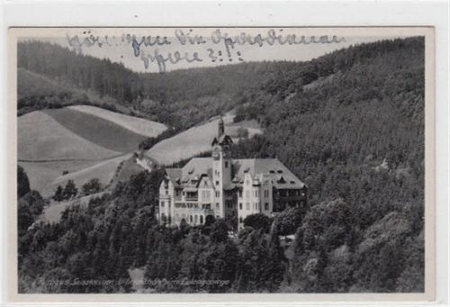 Sanatorium Ulbrichshöh / Szczytów - Kreis Reichenbach / Dzierzoniów im Eulengebirge gelaufen 1940. Gute Erhaltung.