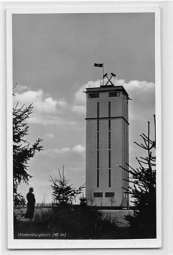 Höcherberg, Saarpfalz. Hindenburgturm im dritten Reich gelaufen. Gute Erhaltung. WK II