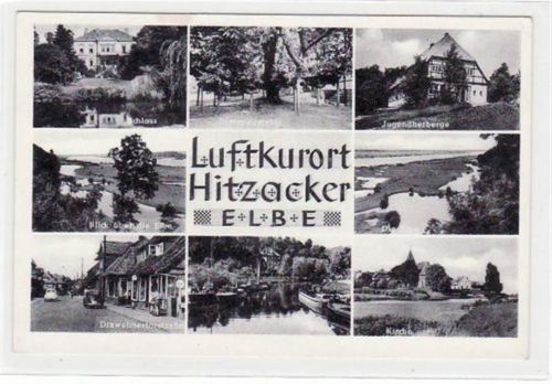 Hitzacker Hitzacker mit Jugendherberge u. Drawehnertorstraße ungelaufen kleiner Knick oben rechts, leicht fleckig, sonst gut erhalten