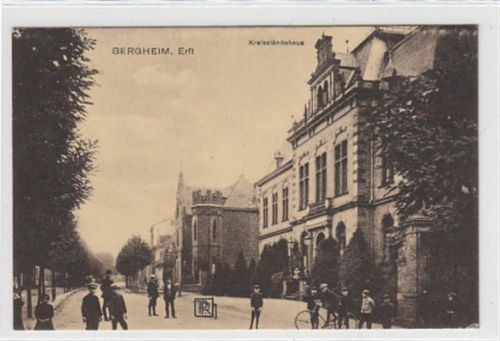 Bergheim an der Erft. Kreisständehaus. Karte beschrieben. Gute Erhaltung.