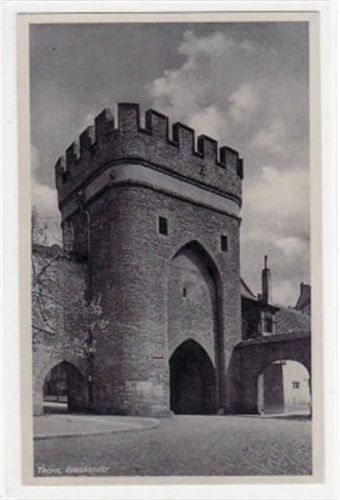 Thorn Thorn / Torun mit Blick auf das Brückentor ungelaufen Top Erhaltung.