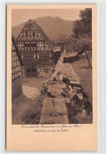 Dörrenbach bei Bergzabern. Amtshaus aus dem 16. Jahrhundert ungelaufen Gute Erhaltung.