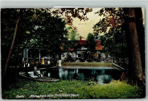 Lehde Gasthaus zum Fröhlichen Hecht Ruderboot