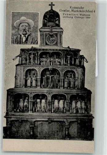Goslar Kunstuhr prämiert Weltausstellung Chicago 1893