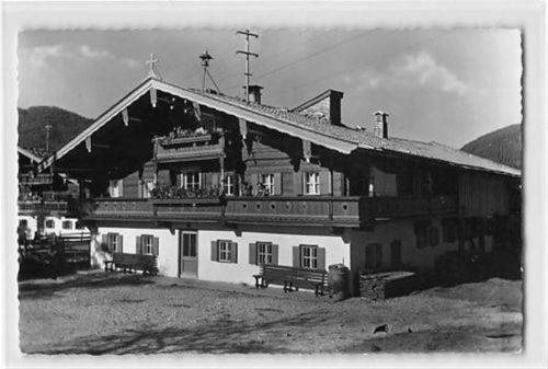 St. Johann St. Johann in Tirol. Pension Hauser, Niederhofen 20 gelaufen. Leichter Schrift- und Stempeldurchdruck, sonst gut erhalten