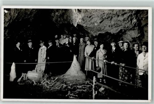 Wernigerode Hermannshöhle Rübeland Harz Gruppenfoto der Besucher