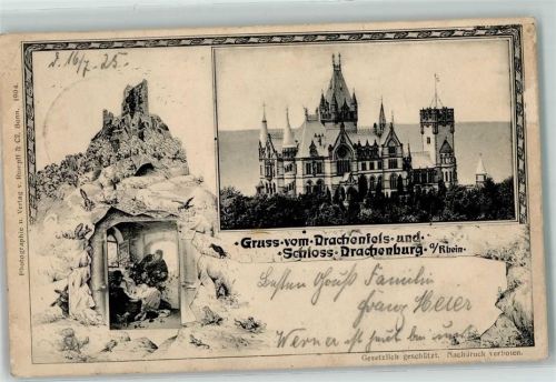 Drachenfels Schloß Drachenburg Raben