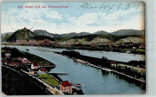 Rhöndorf 1913 Drachenfels