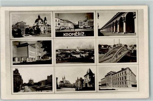 Kromeriz Bogengang Brücke Fabrik Kirche