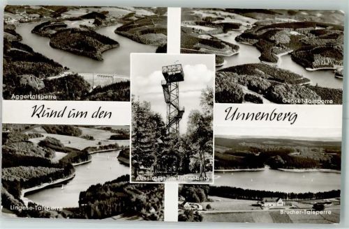 51709 W5277 Marienheide - Aussichtsturm Unnenberg Genkel Talsperre Lingese Talsperre