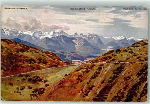 1919 Karwendel Gebirge AK
