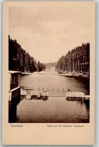 Tambach-Dietharz Blick auf die Gothaer Talsperre