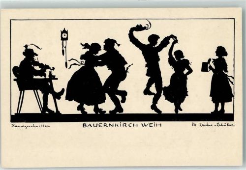 Bauernkirchweih Volkstanz AK
