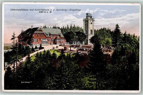 Auersberg Unterkunftshaus Aussichtsturm