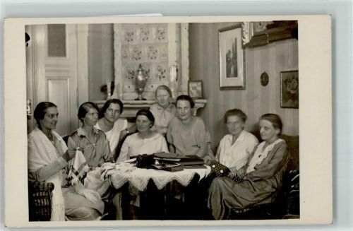 1927 Frauenrunde Ansichtskartenalbum