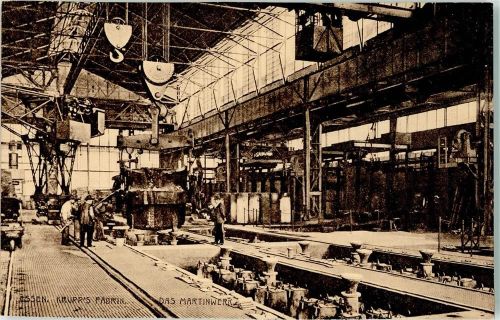 W4300 Essen , Ruhr Industrie Das Martinwerk AK Krupp Gebrauchsspuren