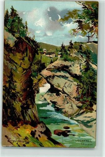 Füssen 1900 Lechfall