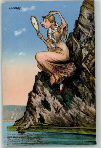 kämmt sich die Haare Zieher, Ottmar Heliocolorkarte 6370 AK