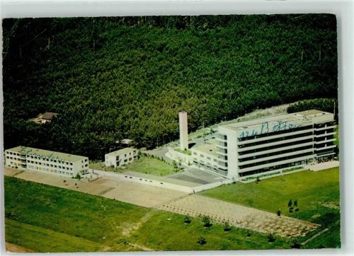 Erlenbach Kreiskrankenhaus Obernburg Fliegeraufnahme Ort lt. Stempel