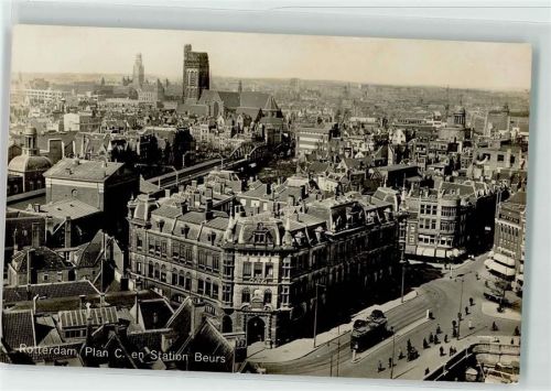 Rotterdam Plan C en Station Beurs Straßenbahn