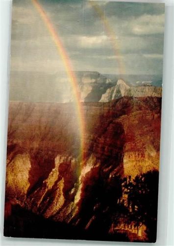 Grand Canyon Rainbow at North Rim Grand Canyon , Arizon Regenbogen 1970