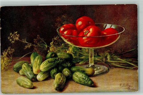 Serie 457 Werbung Kaffee-Ersatz Enrilo Gemüse Gurken Tomaten AK