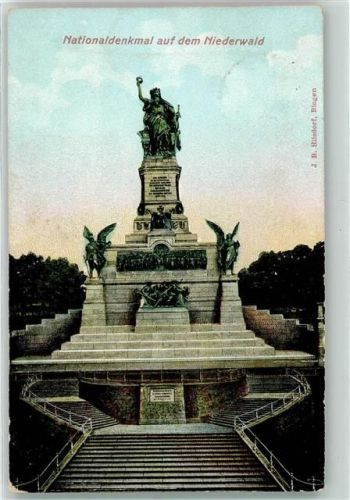 Niederwald 1907 Nationaldenkmal Stempel