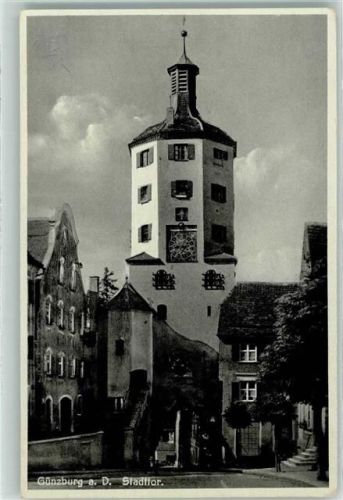 Günzburg Stadttor Uhr