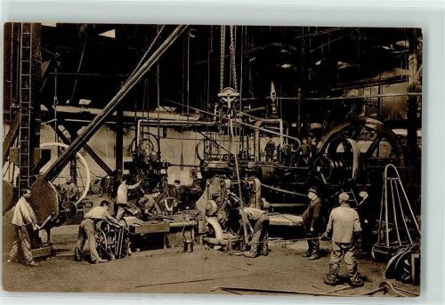 W4300 Essen , Ruhr Serie II Nr. 8 Krupp Fabrik - Bandagen Werkstatt Industrie Beruf AK Krupp 1923