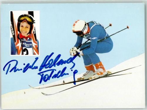Brigitte Habersatter Faksimile Unterschrift Ski KEINE AK