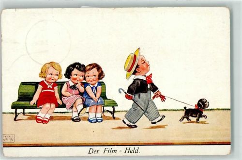 1933 Der Film - Held Kinderpoesie AK