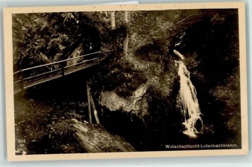 Wutach Wutachschlucht Lotenbachklamm