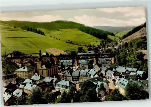 Ludwigsstadt Sommerfrische Brücke Viadukt Kirche