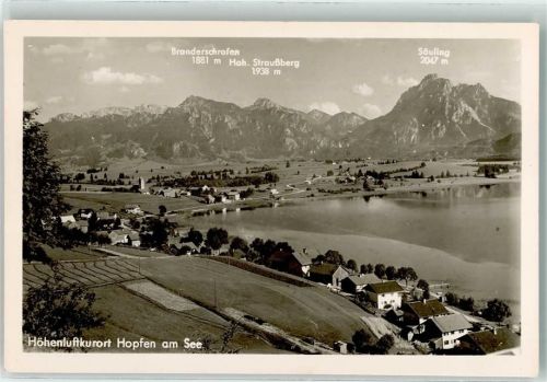 87629 W8958 Hopfen am See - Hopfensee Branderschrofen Hoh. Straußberg Säuling