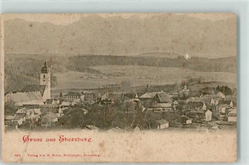 85560 W8017 Ebersberg , Oberbay Gebrauchsspuren Klosterkirche St. Sebastian