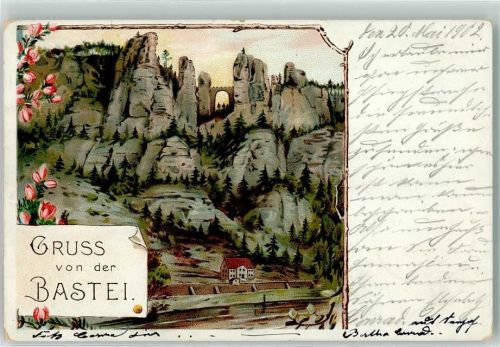 01847 O8351 Bastei 1902
