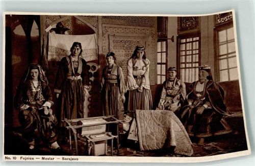 Mostar Fojnica Volkstrachten des Sarajevoer Ethnographischen Museums