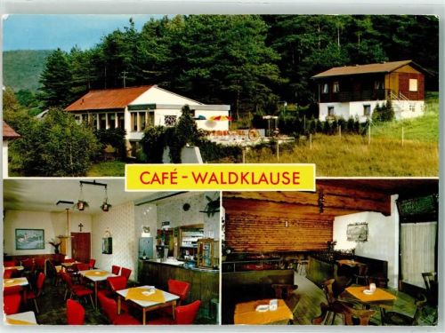 96231 W8623 Schwabthal - Gasthaus Cafe Waldklause