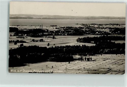 Übersee Blick auf Feldwies und Chiemsee