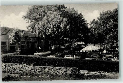10115 W1000 Hakenfelde - Gasthaus Schönblick Gartenwirtschaft