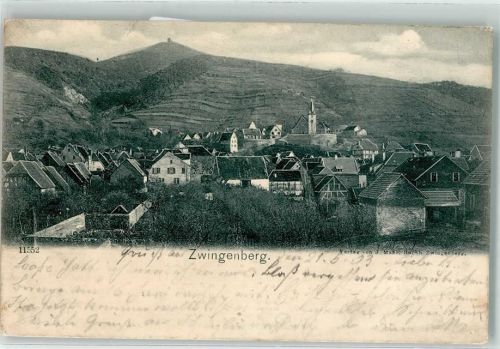Zwingenberg 1903 Kirche
