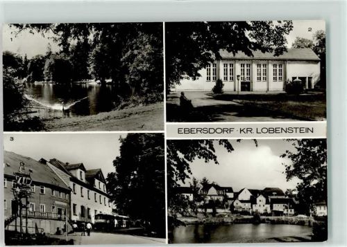 Ebersdorf Pfotenteich Kulturhaus Krankenhausstraße Schwan Omnibus Lobenstein