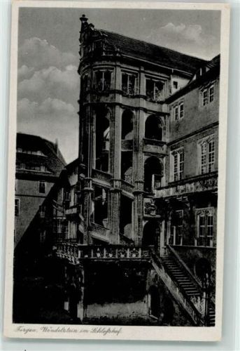Torgau Wendelstein im Schloßhof