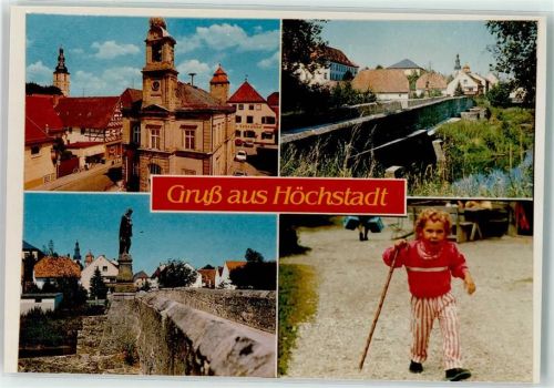 Höchstadt Kleines Kind Aischbrücke Brückenfigur Hl. Nepomuk Ehem. Rathaus Gasthaus