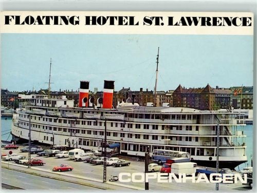 Kopenhagen Floating Hotel St. Lawrence Omnibus Porsche VW Käfer Mercedes