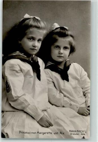 Prinzessin Margarete und Alix Adel Sachsen